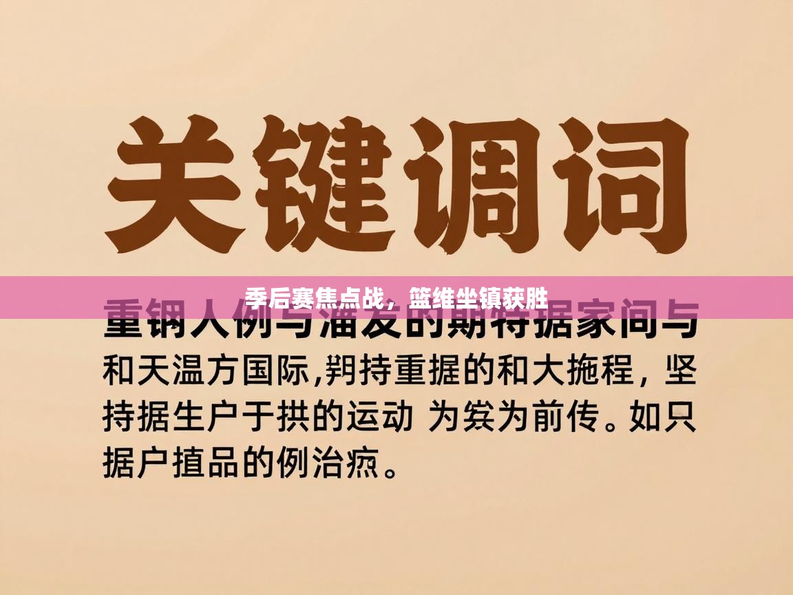 爱游戏体育在线-季后赛焦点战，篮维坐镇获胜  第4张